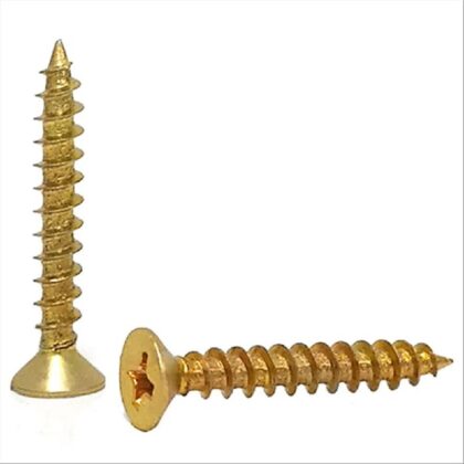 Parafuso ChipBoard Bicromatizado CX 200 PEÇAS - HD Ferragens