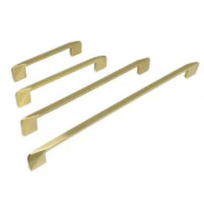 Puxador Mosaico Dourado Escovado-Gruppa 64mm/96mm/128mm/192mm/256mm