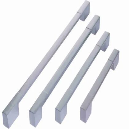 Puxador Sense 128mm/192mm/256mm/320mm- Prata UV- Kitsul