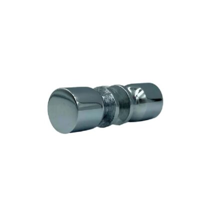 Puxador Box Acetinado e Cromado- 350-22,22-7/8- Pauma