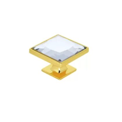 Puxador Gardenia 50mm Dourado- Puxe Chic