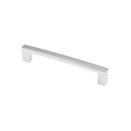 Puxador Lotus 96mm/128mm 1 Crystal Cromado- Puxe Chic