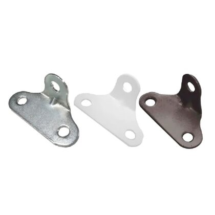 Cantoneira ME (2x1 Furo) Branca, Preta e Zincado- Temart