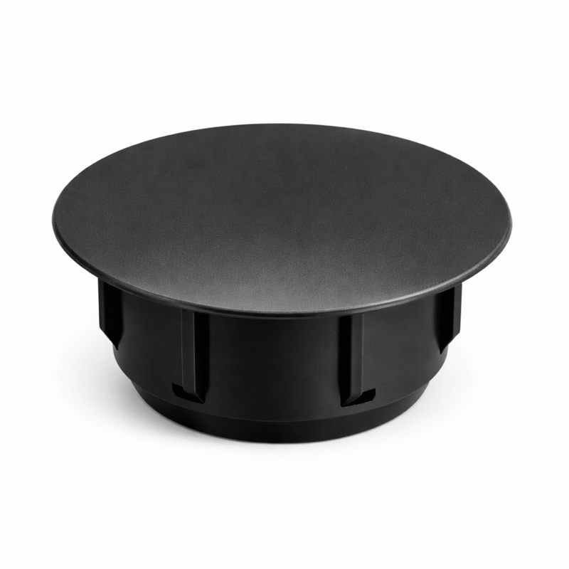 Tapa furo Plástico 08 Branco, Marfim, Marrom, Preto- KIT 100- Sas Plastic