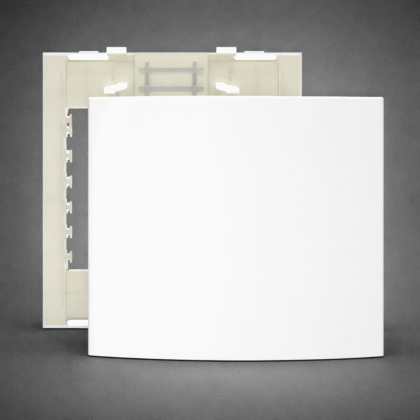 Conjunto Placa 4x4 Cega Branca - Margirius