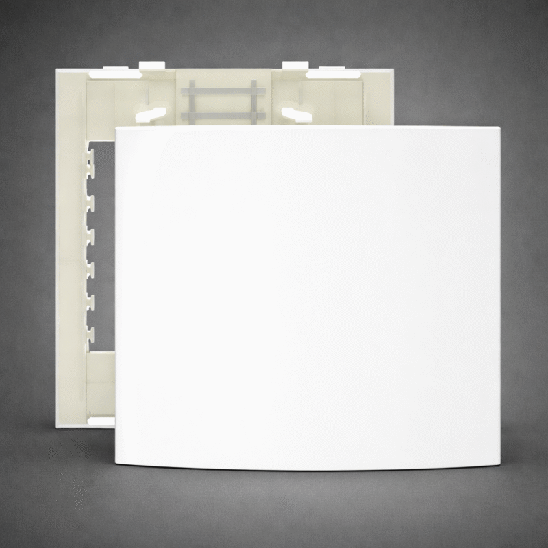 Conjunto Placa 4x4 Cega Branca - Margirius