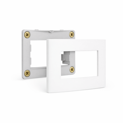 Conjunto Placa com Suporte Móvel Branco- Margirius