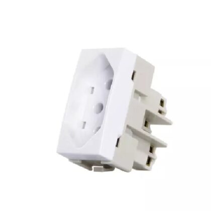 Tomada Padrão Brasileiro 2P+T 10A Branco- Margirius