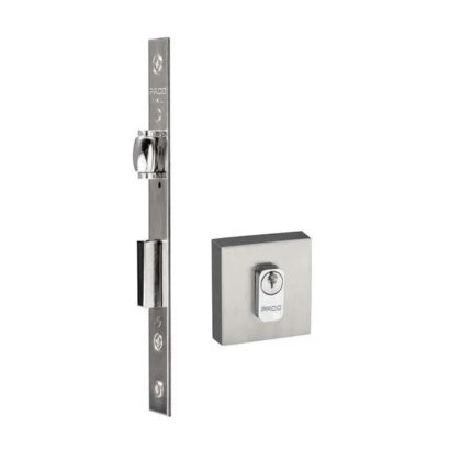 Fechadura Pado Rolete Quadrada Cromada, Acetinada e Preta