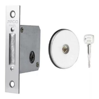 Trava Pado 1000 Redonda Preta, Acetinada e Cromada